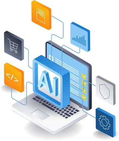 Artificial intelligence technology  Illustration