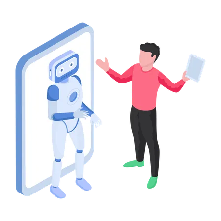 Artificial Mobile Robot Maintenance  Illustration