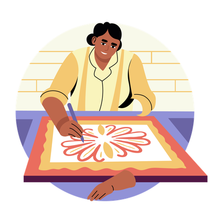 Personne artistique  Illustration