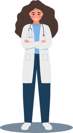 Ärztin  Illustration