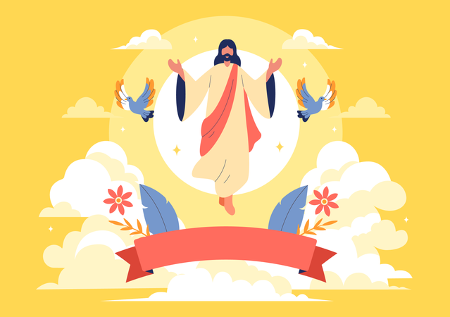 Ascension Day  Illustration