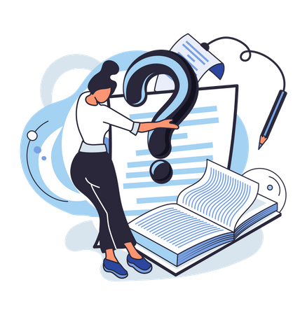 Ask questions  Illustration
