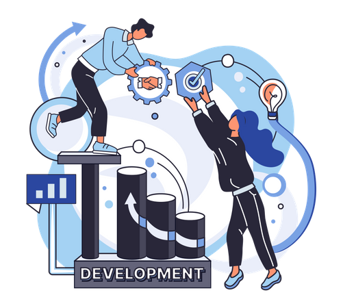 Asociación de desarrollo empresarial  Ilustración