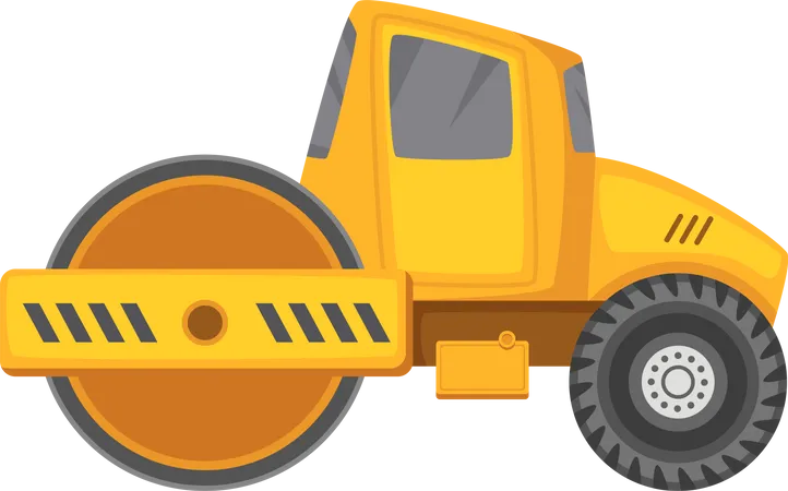 21 Road Roller Illustrations - Free in SVG, PNG, EPS - IconScout