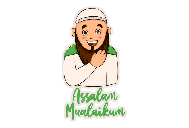 Assalam Mualaikum  Illustration