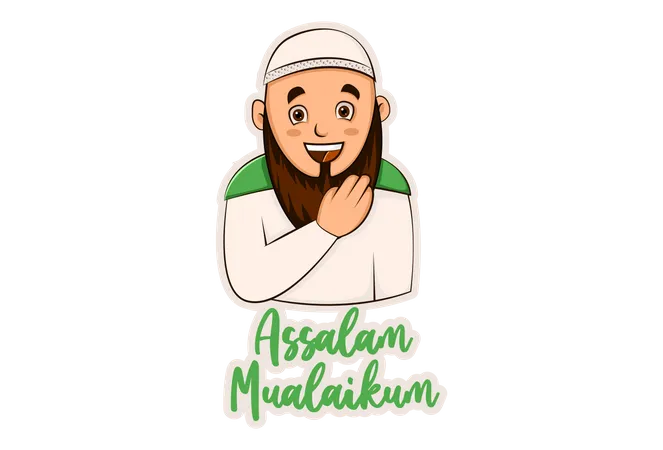 Assalam Mualaikum  Illustration