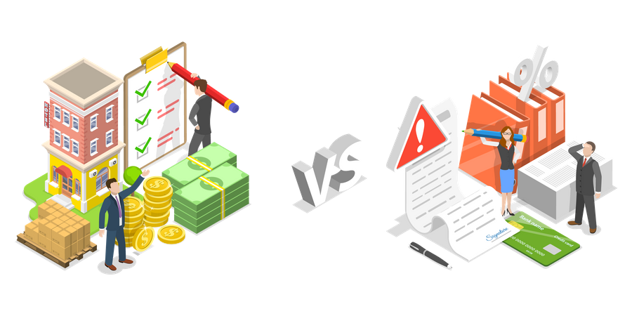 Assets Vs Liability  Illustration