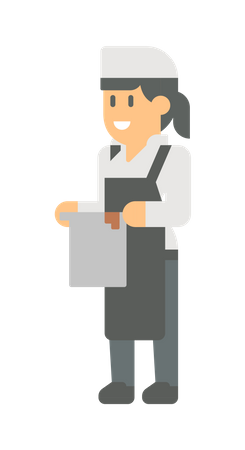 Assistant cook  Illustration