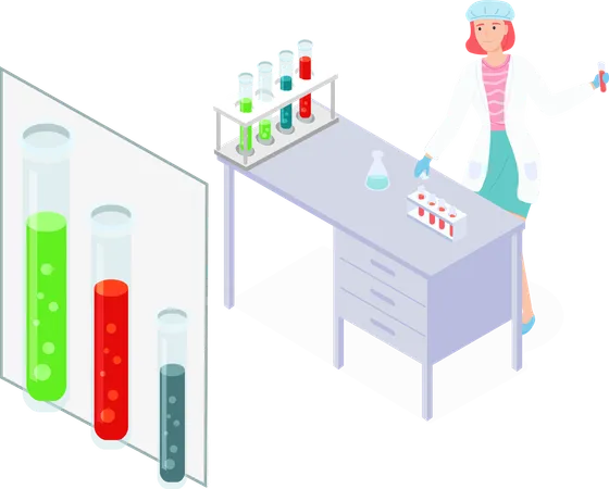 Assistant de laboratoire  Illustration