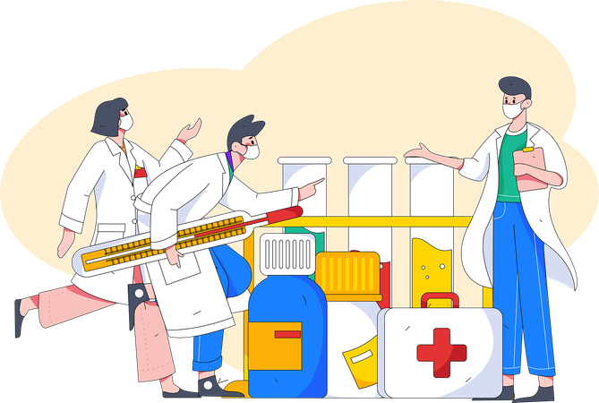 Assistant de laboratoire  Illustration