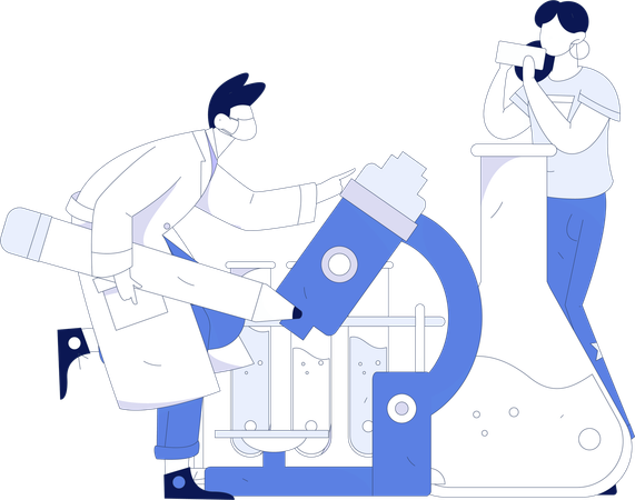 Assistant de laboratoire  Illustration