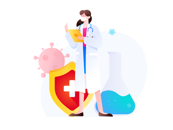 Assistant de laboratoire  Illustration