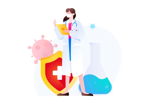 Assistant de laboratoire  Illustration