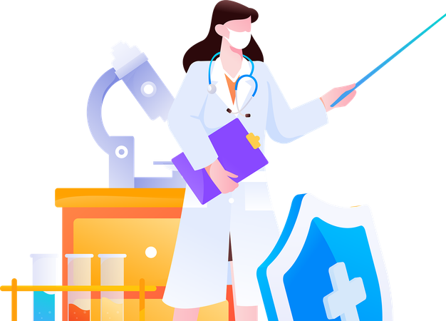 Assistant de laboratoire  Illustration