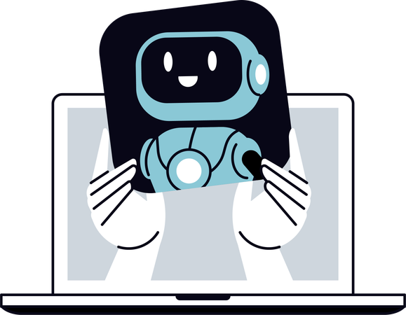 Assistente virtual  Ilustração