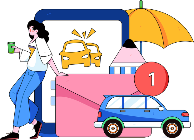 Assurance voiture  Illustration