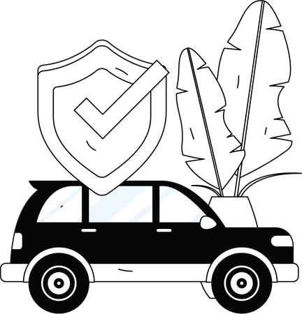 Assurance automobile et sécurité  Illustration