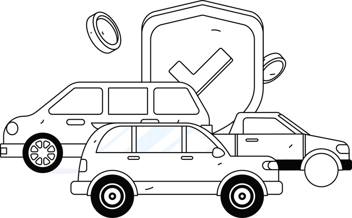 Assurance automobile et sécurité automobile  Illustration