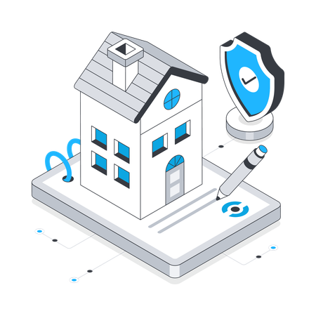 Assurance habitation  Illustration