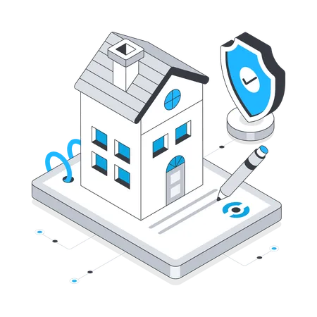 Assurance habitation  Illustration