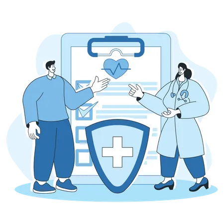 Assurance médicale  Illustration