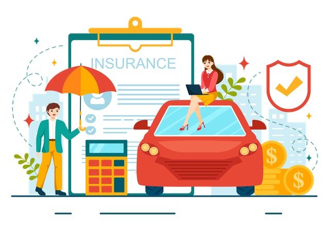Assurance automobile  Illustration