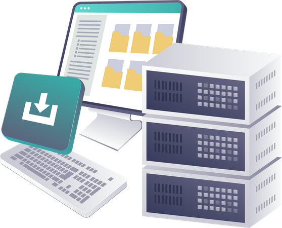 Assurer la sécurité du téléchargement et du téléchargement des données sur les serveurs  Illustration