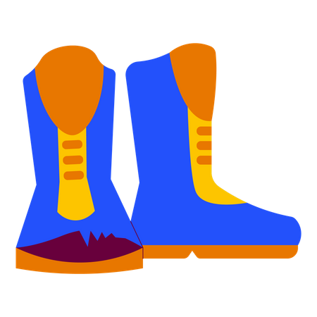 Astronaut boots  Illustration