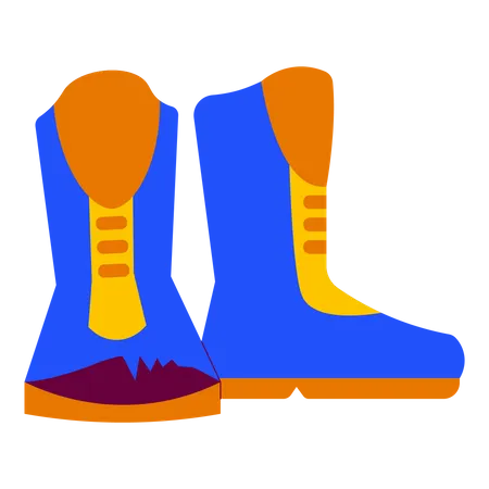 Astronaut boots  Illustration