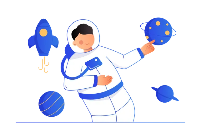 Astronaut  Illustration