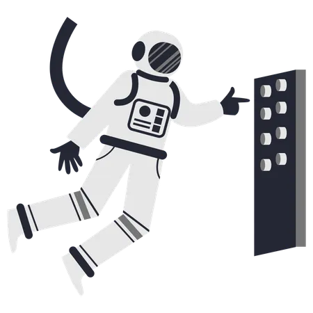 Astronaut Mission  Illustration