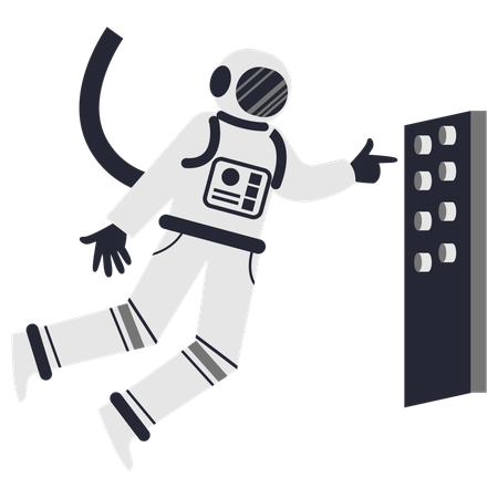 Astronaut Mission  Illustration