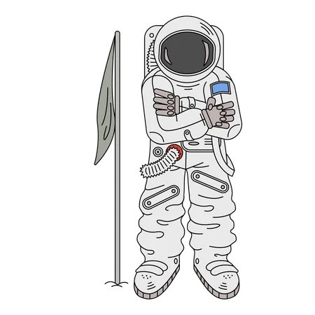 Astronauta  Ilustração