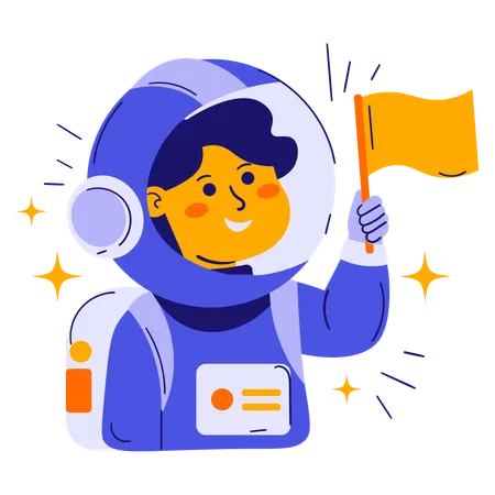 Astronaute  Illustration