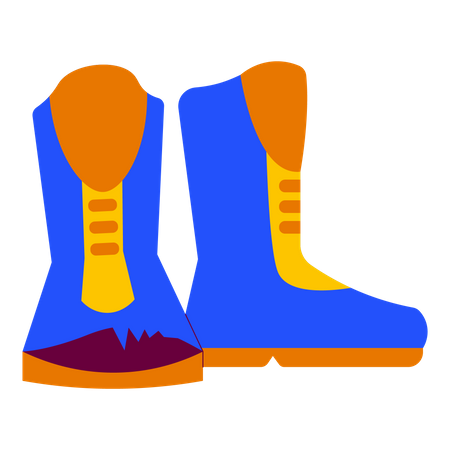 Astronautenstiefel  Illustration