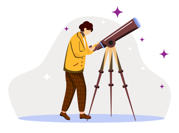 Astronomer  Illustration