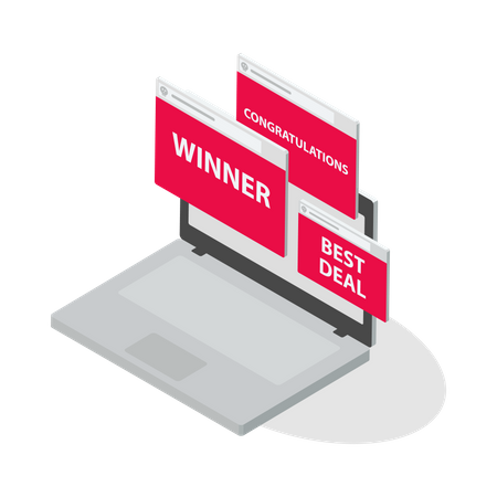 Ataque de publicidad  Ilustración