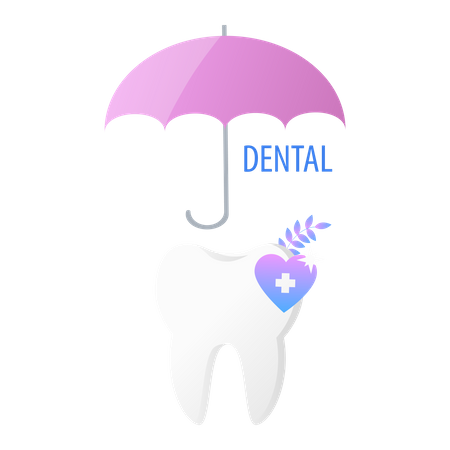 Cuidado dental  Ilustração