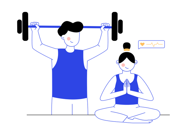 Athlete  Illustration