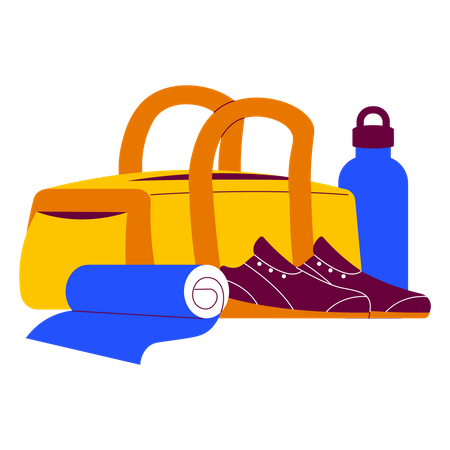 Athlete kit  Illustration