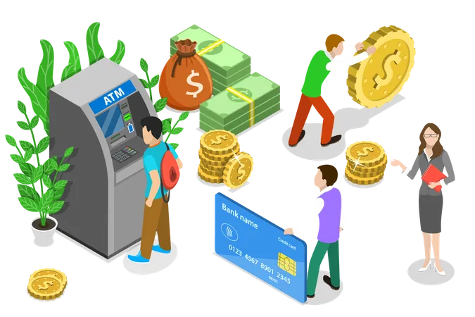 ATM machine  Illustration