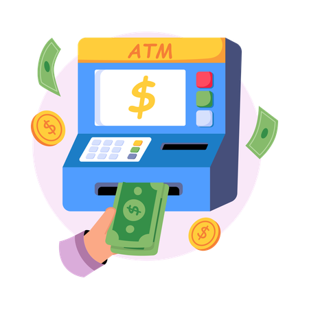 Atm machine  Illustration