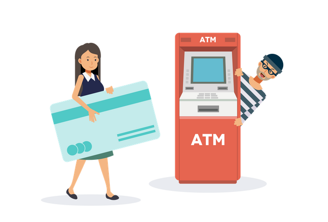 ATM Robbery  イラスト