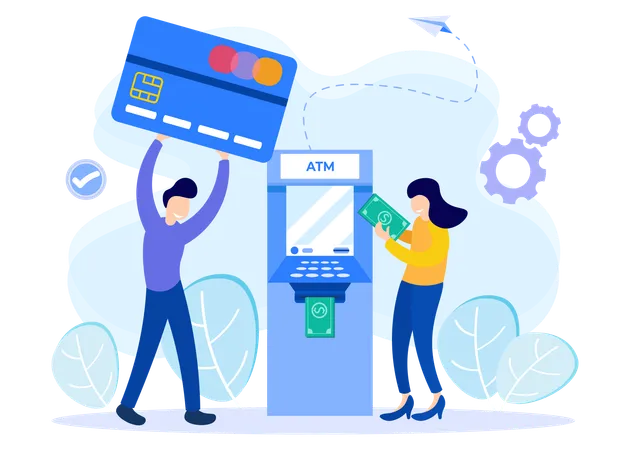 Atm Services  Illustration