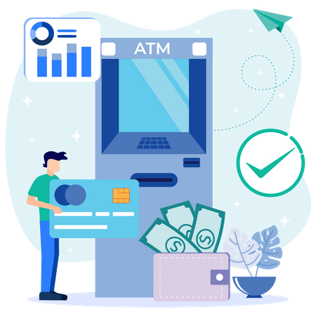 ATM Withdrawal Illustration