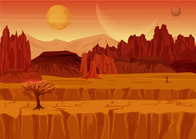 Ambiance mars  Illustration