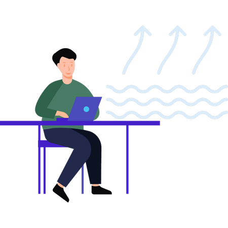 Atmungsaktives Stoffmaterial  Illustration