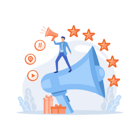 Atração de clientes  Illustration