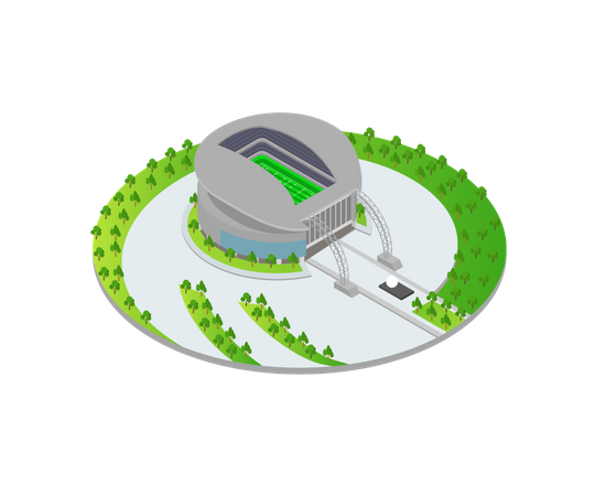 AT&T Football Stadium  Illustration