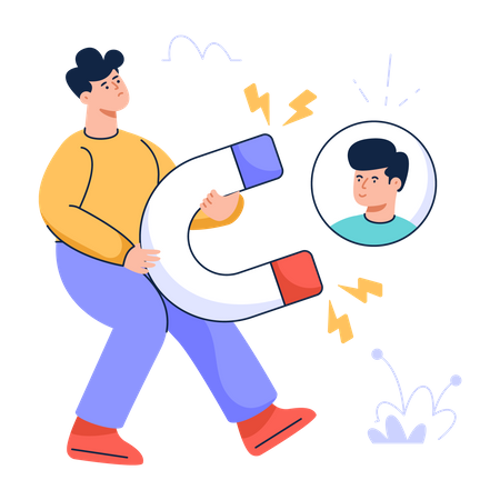 Attirer le client  Illustration
